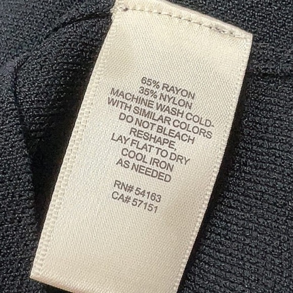 NWT Eliza J Black Choker Stretch Knit Long Sleeve Bodycon Dress - Picture 8 of 9